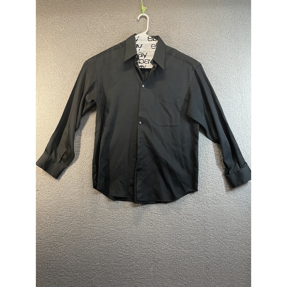 Crazy Horse Shirt Mens 16 32-33 Orange Long Sleeve Dress Shirt